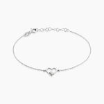 Bracelet Mahira Argent Blanc Oxyde De Zirconium - Bracelets fantaisie Femme | Marc Orian