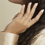 Bague Or Rose Monroe Quartz Oxydes De Zirconium - Bagues avec pierre Femme | Marc Orian