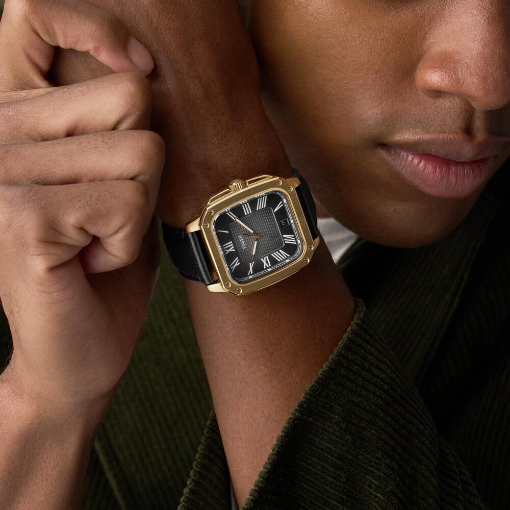 Montre Fossil Crosby Noir - Montres étanches Homme | Marc Orian