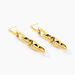 Boucles D'oreilles Pendantes Auray Acier Jaune