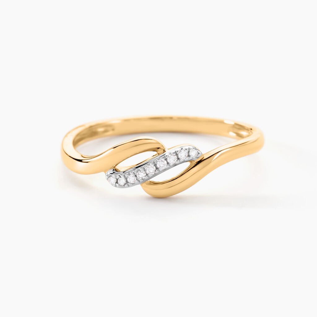 Bague Tylane Or Jaune Diamant - Parures de mariage Femme | Marc Orian