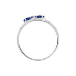 Bague Orchidee Or Blanc Saphir Diamant - Bagues vintage Femme | Marc Orian