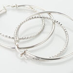 Cr&eacute;oles Argent Blanc Marjorie - Cr&eacute;oles Femme | Marc Orian