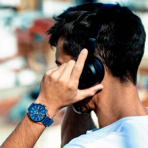 Montre Lotus Connected Bleu - Montres connectées Homme | Marc Orian