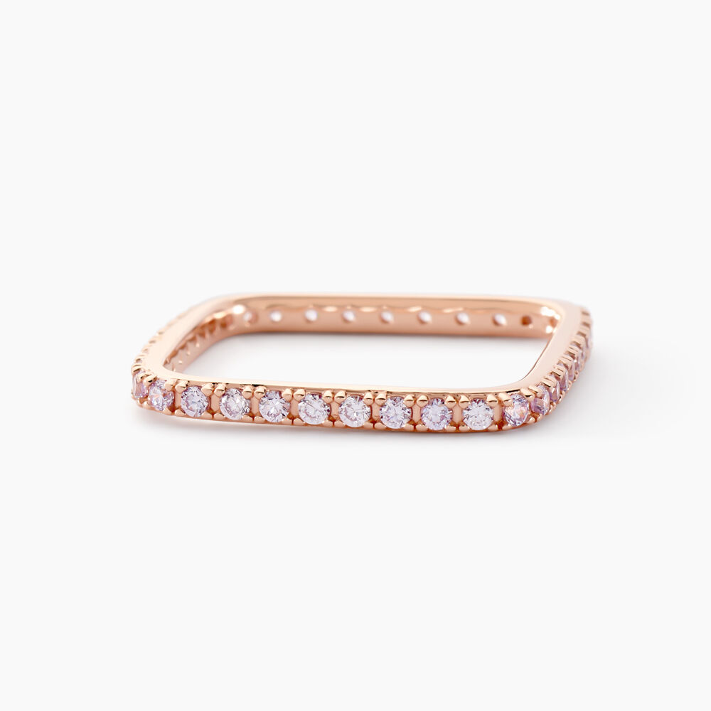 Bague Aselya Argent Rose Oxyde De Zirconium - Bagues avec pierre Femme | Marc Orian