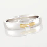 Alliance Marton Ruban Plat Or Bicolore - Alliances duo Unisex | Marc Orian