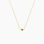 Collier Poem Argent Jaune Rhodolite Oxyde De Zirconium - Colliers avec pierres Femme | Marc Orian