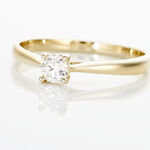 Bague Solitaire Victoria Or Jaune Diamant - Solitaires Femme | Marc Orian