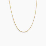 Cha&icirc;ne Igoa Maille For&ccedil;at Diamantee Or Jaune - Chaines Femme | Marc Orian