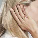 Chevali&egrave;re Malcolm Carree Or Jaune Oxyde De Zirconium - Bijoux personnalis&eacute;s Homme | Marc Orian