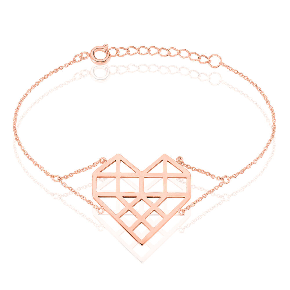 Bracelet Angeles Acier Rose - Bracelets cha&icirc;nes Femme | Marc Orian