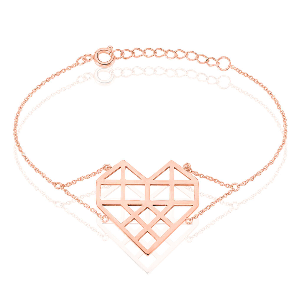 Bracelet Angeles Acier Rose - Bracelets cha&icirc;nes Femme | Marc Orian