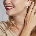 Boucles D'oreilles Pendantes Silvana Argent Rose Oxyde De Zirconium - Pendantes Femme | Marc Orian