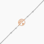 Bracelet Argent Bicolore Teodors - Bracelets fantaisie Femme | Marc Orian