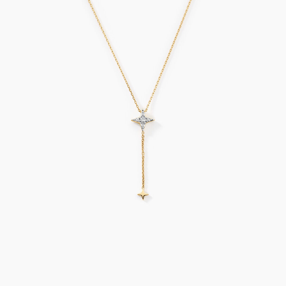 Collier Lumiere Or Jaune Oxyde De Zirconium - Colliers avec pierres Femme | Marc Orian