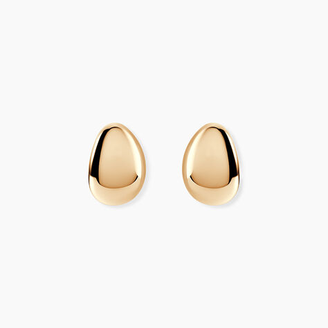 Boucles D'Oreilles Puces Almea Plaqu&eacute; Or Jaune - Puces Femme | Marc Orian