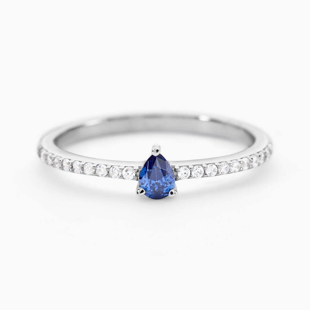 Bague Clova Argent Blanc Oxyde De Zirconium - Bijoux fantaisie Femme | Marc Orian