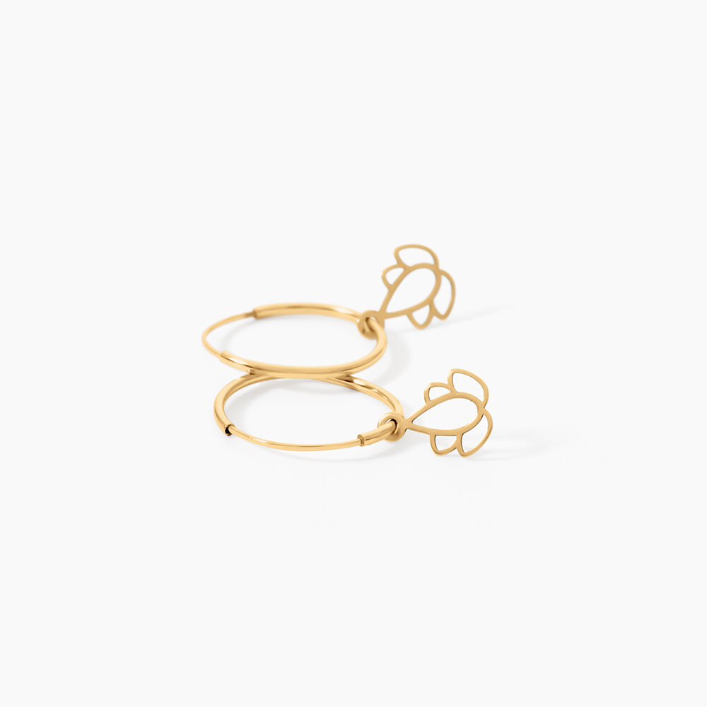 Cr&eacute;oles Belita Or Jaune - Boucles d'oreilles pampille Femme | Marc Orian