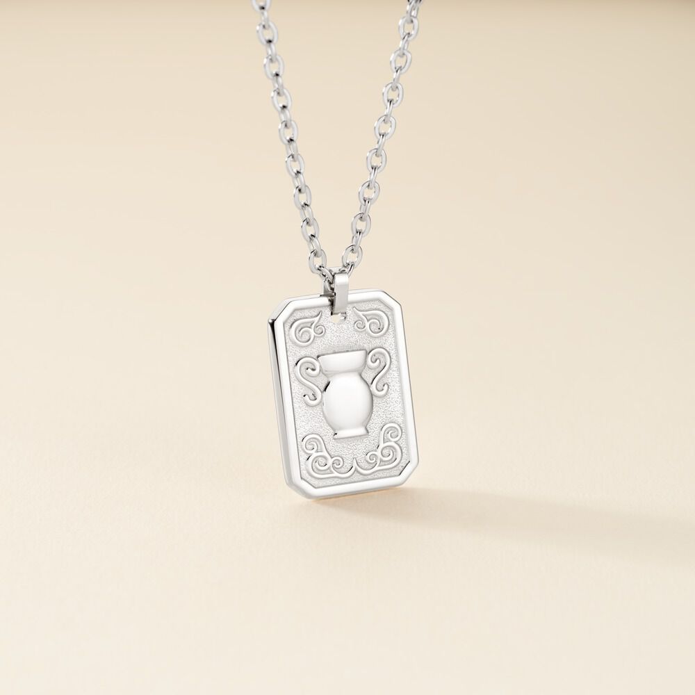 Collier Phebus Him Acier - Colliers fantaisie Homme | Marc Orian