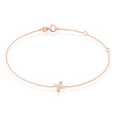 Bracelet Ginila Or Rose Diamant - Bracelets chaînes Femme | Marc Orian