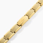 Bracelet Lacoste Stencil Acier Jaune - Bracelets cha&icirc;nes Homme | Marc Orian