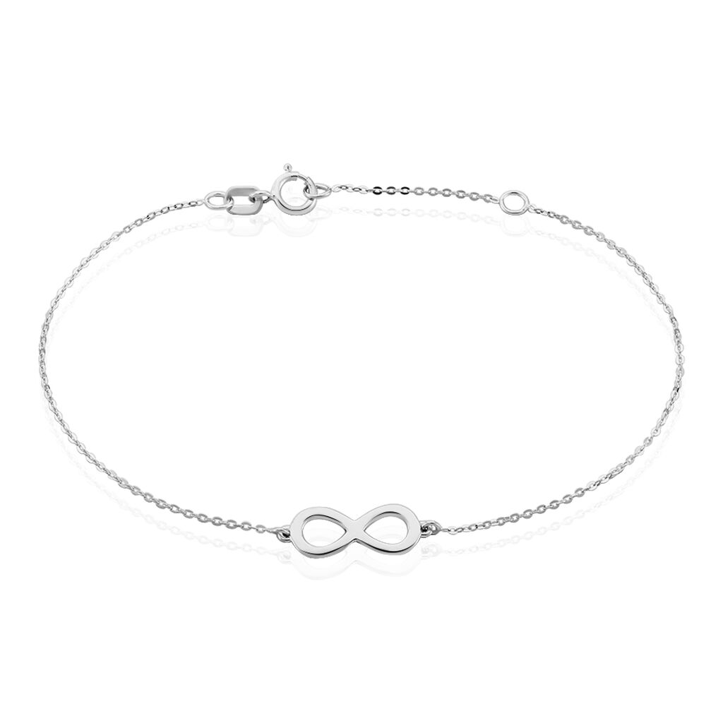 Bracelet Maryeme Infini Selectra Or Blanc - Bracelets chaînes Femme | Marc Orian