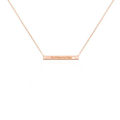 Collier Karelle Argent Rose - Colliers fantaisie Femme | Marc Orian
