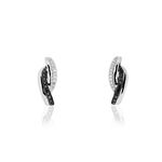 Boucles D'oreilles Puces Melinda Or Blanc Diamant - Puces Femme | Marc Orian