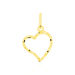 Pendentif Eudocie Coeur Strie Or Jaune - Pendentifs Femme | Marc Orian