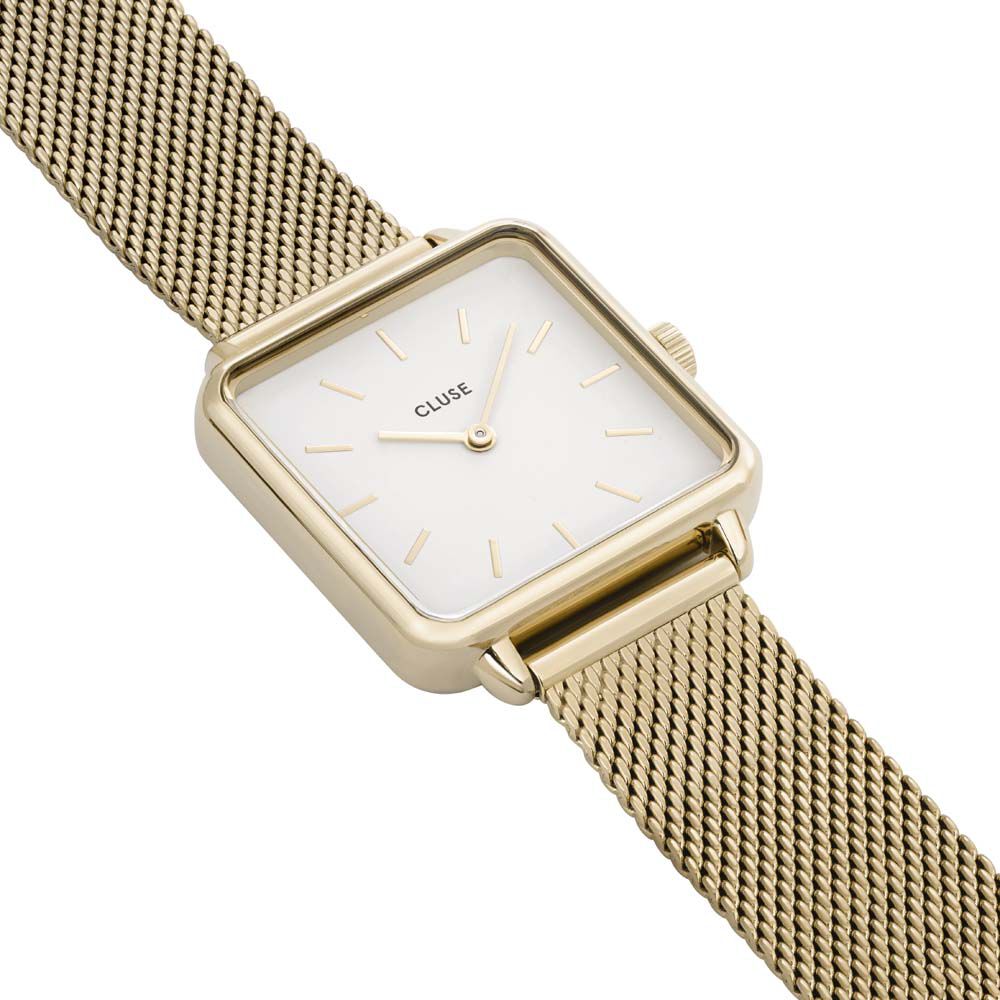Montre cluse femme carre or