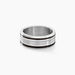 Bague Margalith Acier Blanc - Bagues grosses Homme | Marc Orian