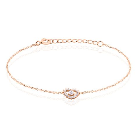 Bracelet Gino Argent Rose Oxyde De Zirconium - Bracelets fantaisie Femme | Marc Orian