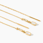 Boucles D'oreilles Or Jaune Mercy Oxyde De Zirconium - Pendantes Femme | Marc Orian