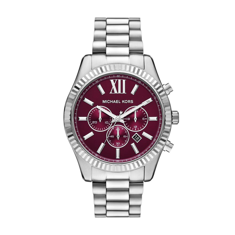 Montre Michael Kors Lexington Bordeaux - Montres étanches Homme | Marc Orian