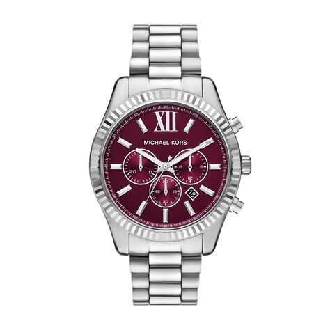 Montre Michael Kors Lexington Bordeaux - Montres étanches Homme | Marc Orian
