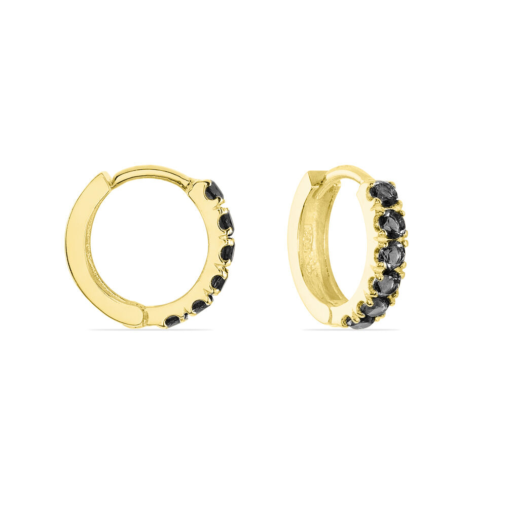 Creoles Or Jaune Andgelina Oxydes - Créoles Femme | Marc Orian