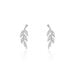 Boucles D'oreilles Puces Alma Argent Blanc Oxyde De Zirconium - Puces Femme | Marc Orian