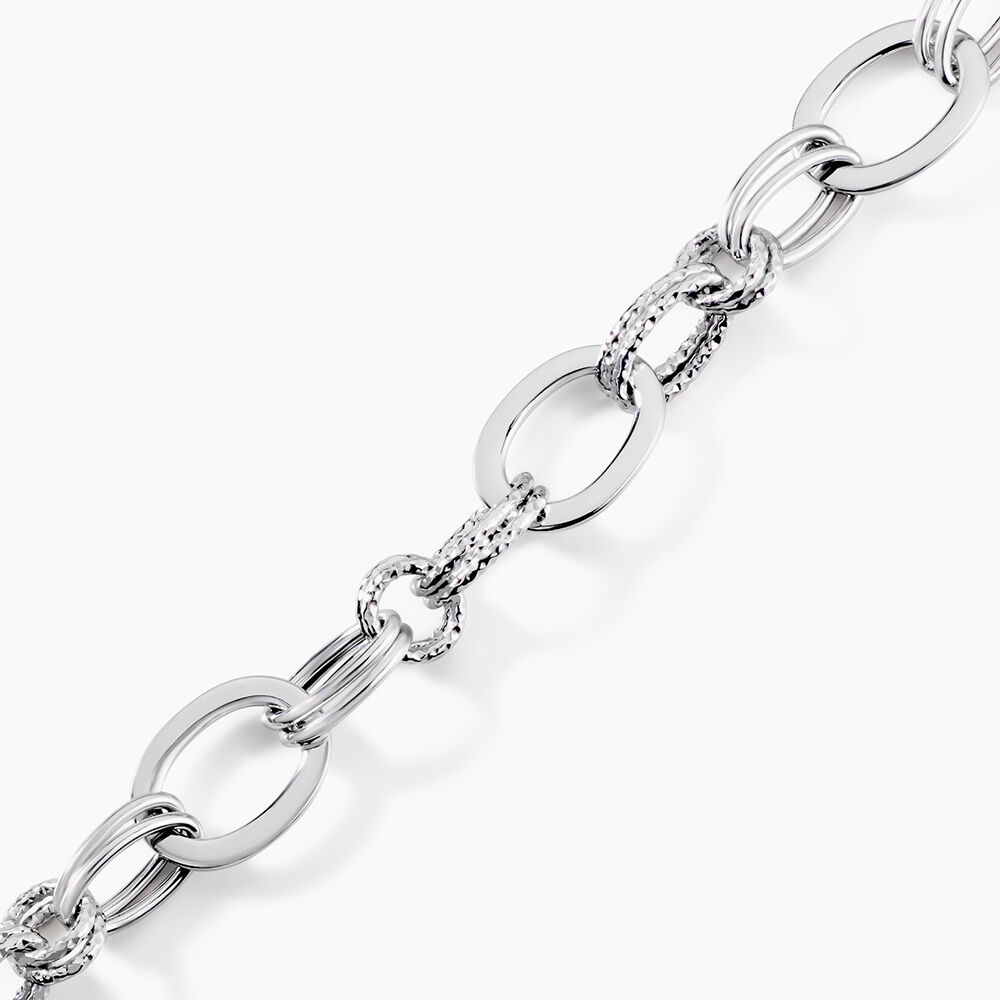 Bracelet Maillons Argent Blanc - Bracelets cha&icirc;nes Femme | Marc Orian