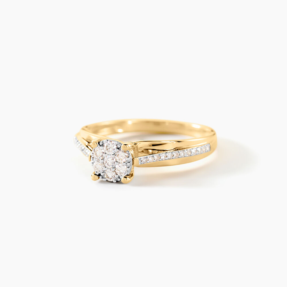 Bague Kate Or Jaune Diamant - Parures de mariage Femme | Marc Orian