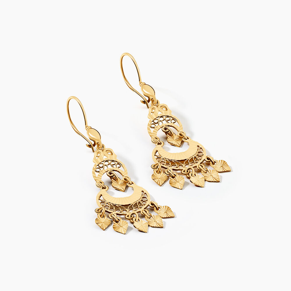 Boucles D'oreilles Pendantes Cherki Or Jaune - Pendantes Femme | Marc Orian