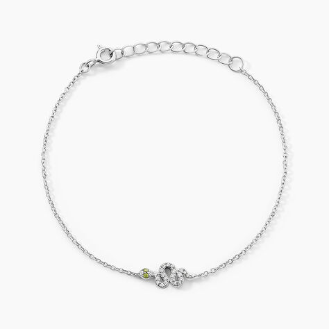 Bracelet Desert Argent Blanc Oxyde De Zirconium - Bracelets chaînes Femme | Marc Orian