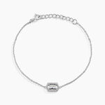 Bracelet Gia Argent Blanc Oxyde De Zirconium - Bracelets fantaisie Femme | Marc Orian