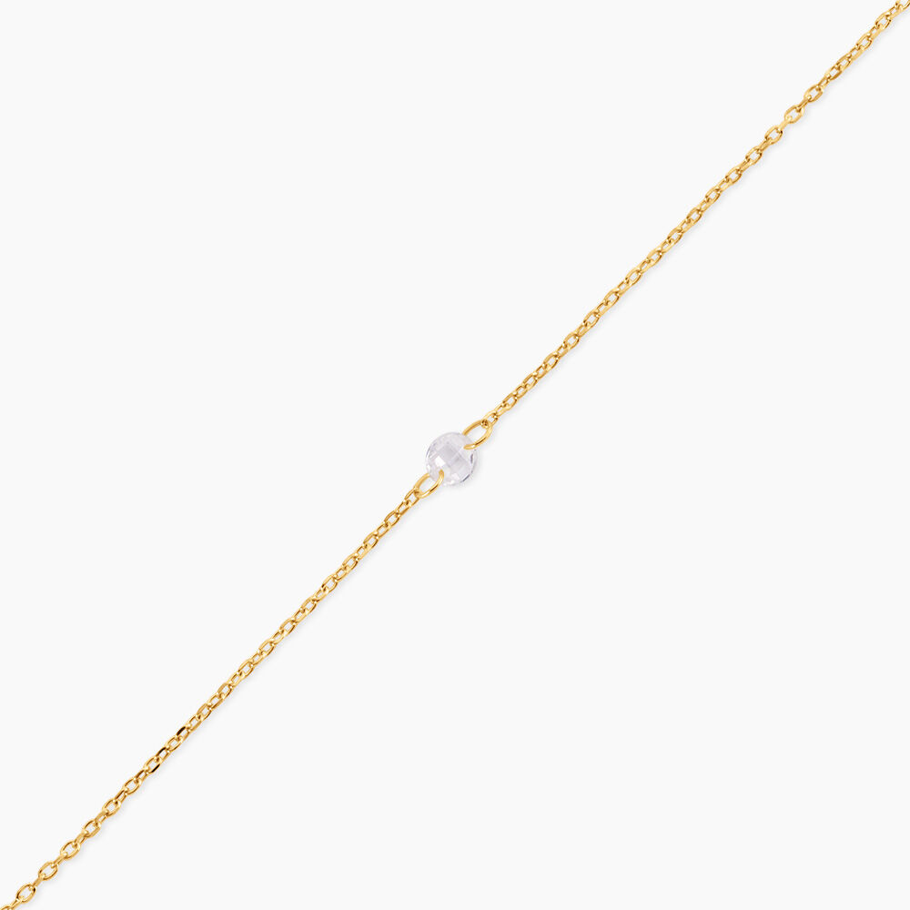 Bracelet Emilee Argent Dor&eacute; A L'Or 750/1000 Oxyde De Zirconium - Bracelets fantaisie Enfant | Marc Orian
