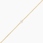 Bracelet Emilee Argent Dor&eacute; A L'Or 750/1000 Oxyde De Zirconium - Bracelets fantaisie Enfant | Marc Orian