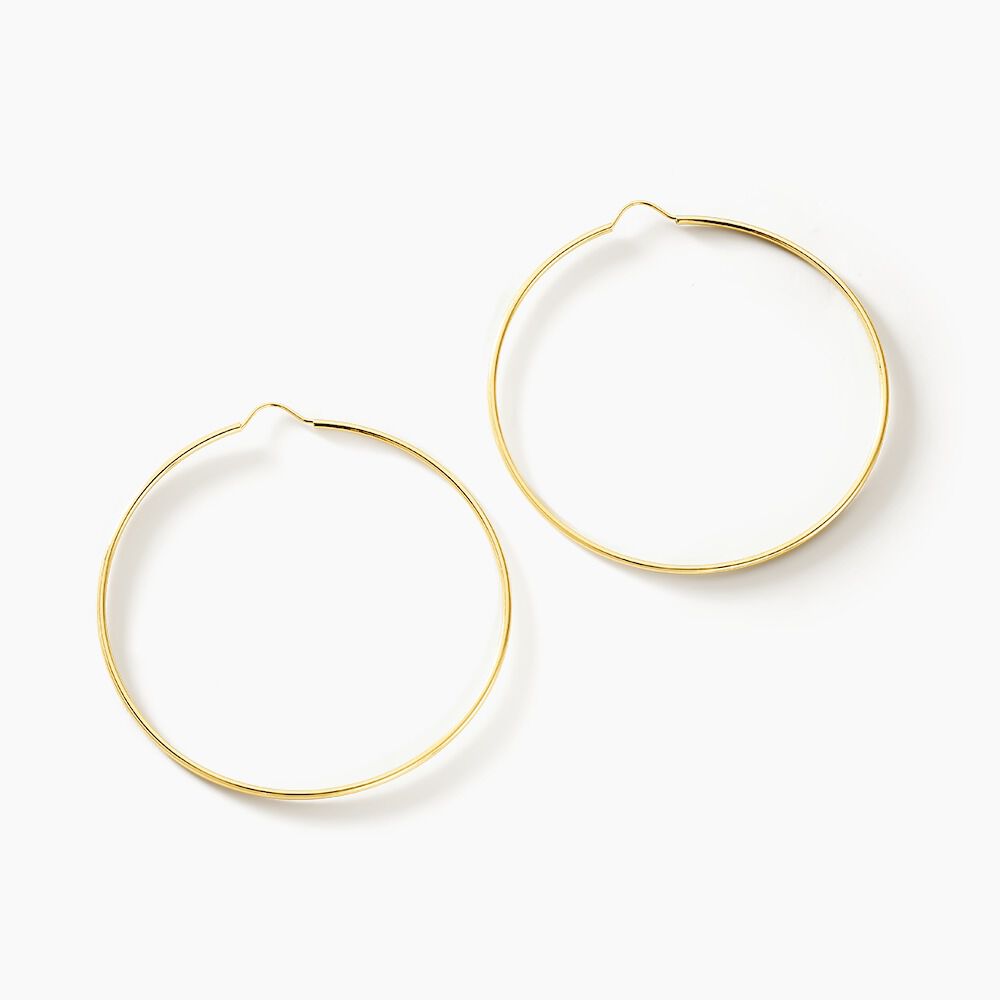Damen Creolen Gold 375 (9 Karat) B 1,2 mm - Créoles Femme | Marc Orian