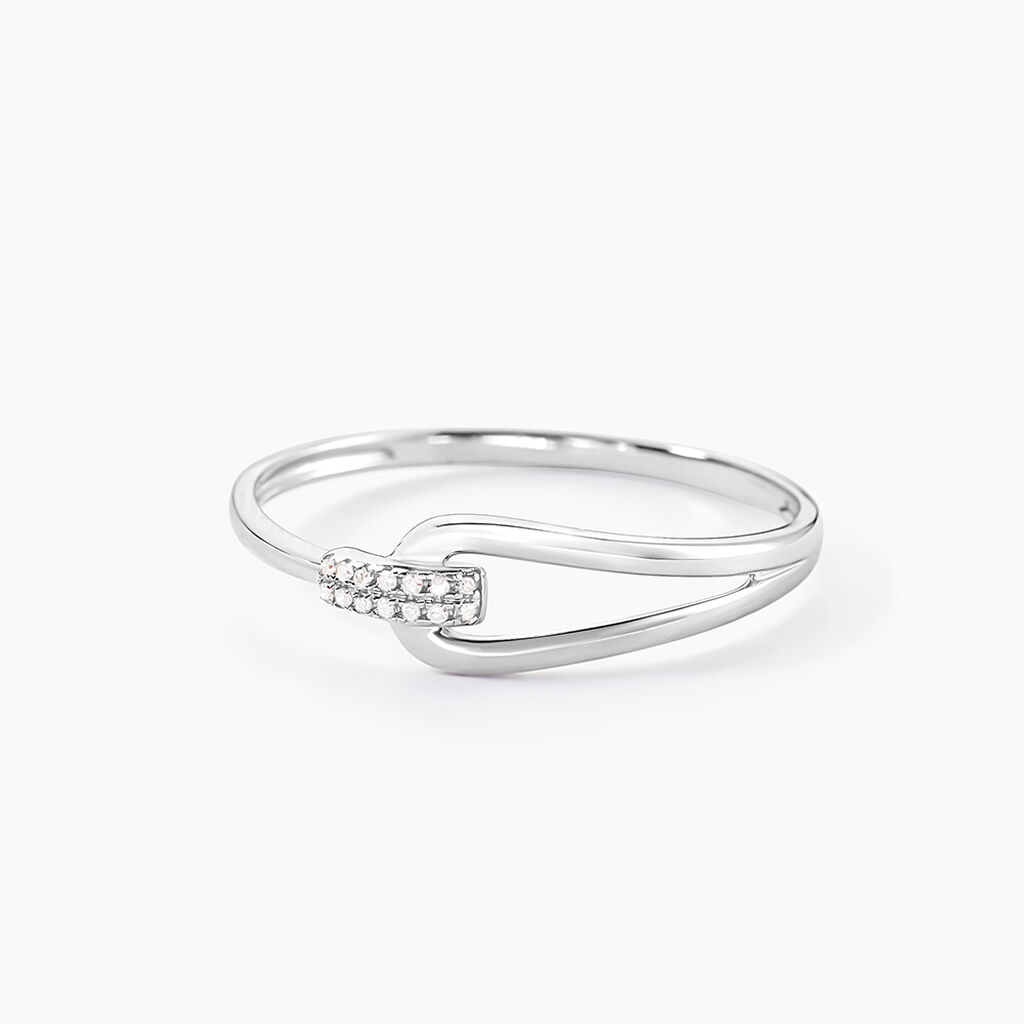 Bague Cyranna Or Blanc Diamant - Parures de mariage Femme | Marc Orian