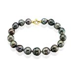 Bracelet Cerclee Or Jaune Perle De Culture De Tahiti - Bracelets cha&icirc;nes Femme | Marc Orian