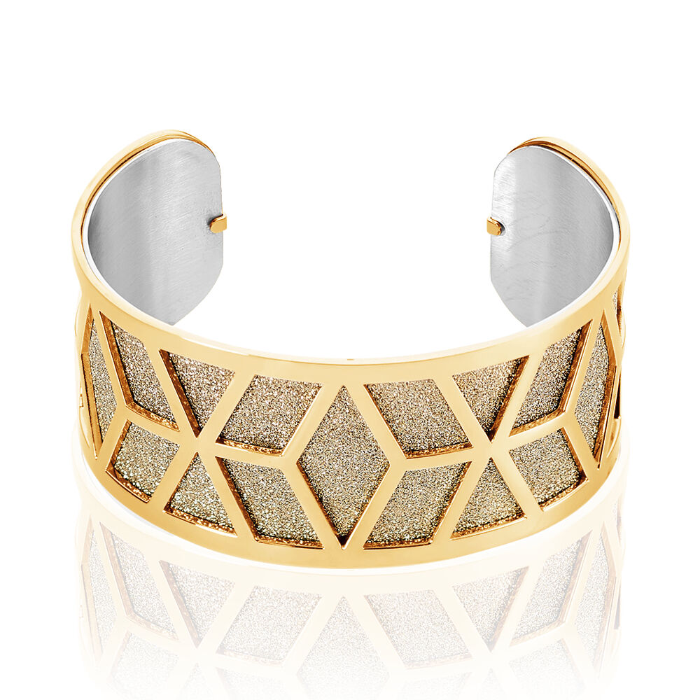 Bracelet Jonc Katy Acier Jaune - Bracelets Femme | Marc Orian