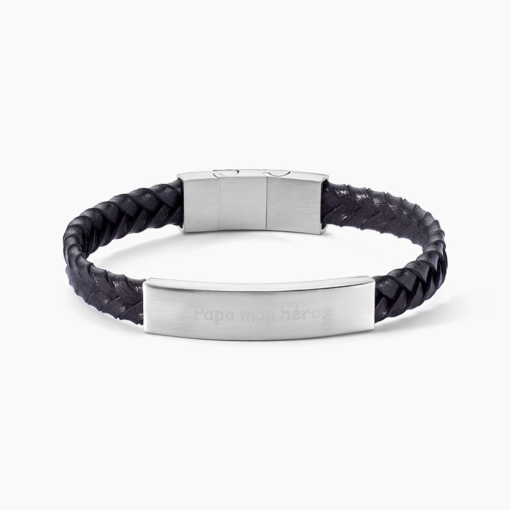 Bracelet Acier Blanc Oxanne - Bracelets cuir Homme | Marc Orian