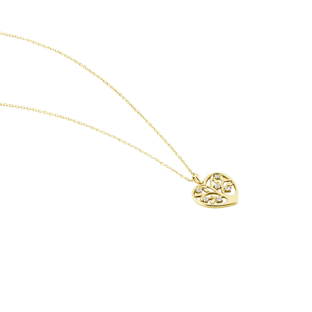 Collier Or Jaune Shantelle Oxyde De Zirconium - Colliers avec pierres Femme | Marc Orian